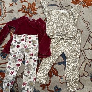 New toolder girl 2 piece ou 2t outfit
